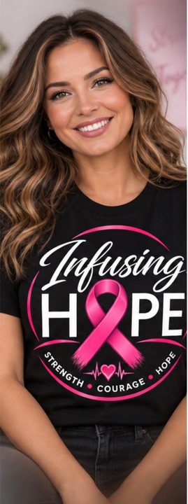 Infusing Hope Awareness Tee — Women’s Relaxed, Black