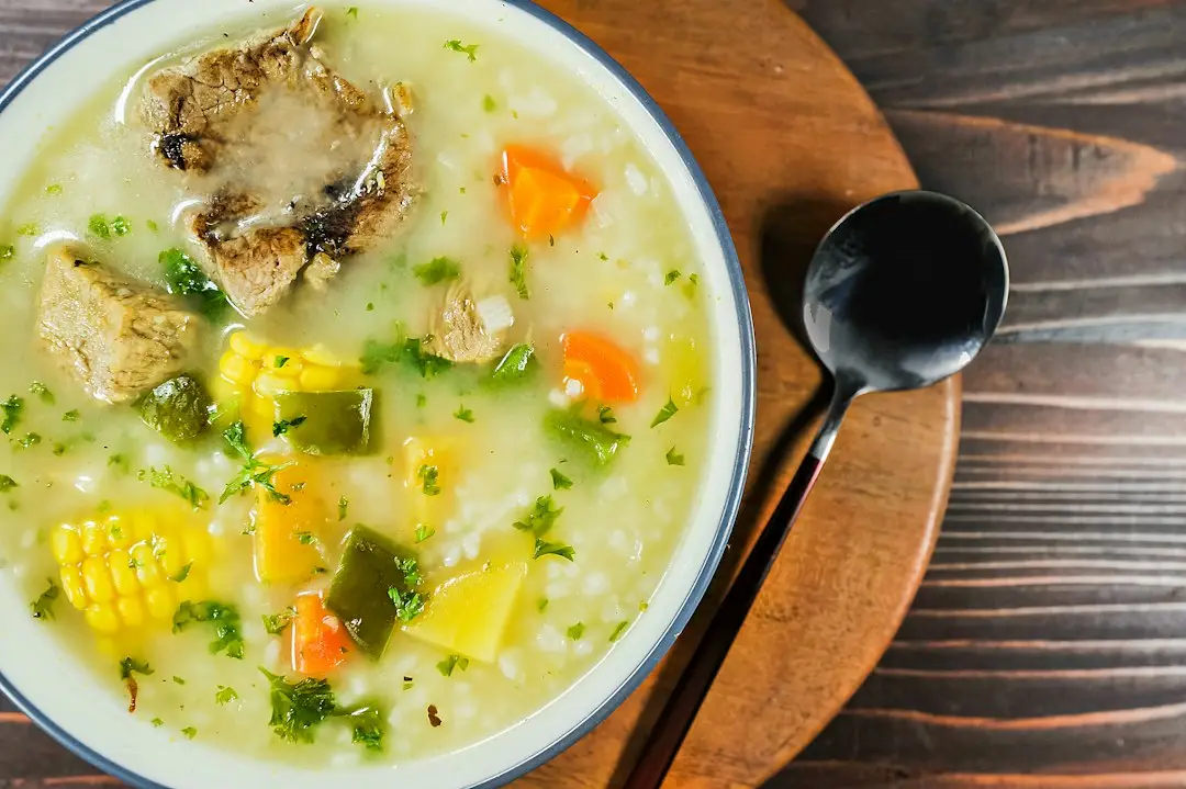 A bowl of soup, a gentle meal option for gastroparesis