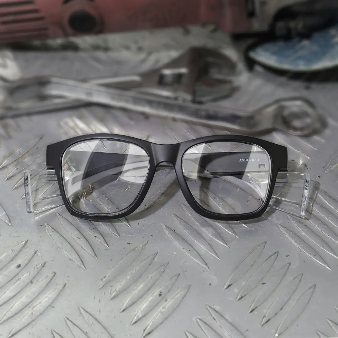 A pair of protective sport glasses for eye injury prevention